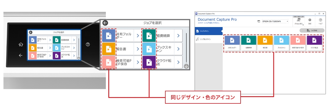共通ジョブアイコンのイメージ