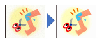 「背景除去」機能2