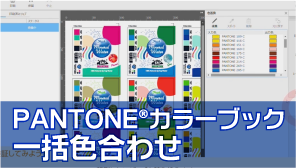 PANTONE®カラーブック一括色合わせ