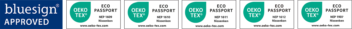 bluesign® APPROVED、ECO PASSPORT