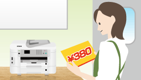 本部からPOP・ポスターを店舗のプリンターへ直接印刷