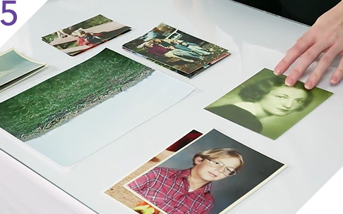 さまざまなサイズの写真に対応