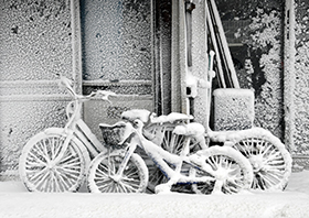 入選36 白い自転車