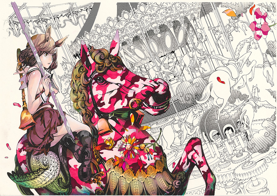 『Manga Art Exhibition / Oh! great 大暮維人Boxed Beauty』