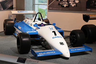 ラルト・ホンダ RH-6-84。1984年にヨーロッパF2選手権でマイク・サックウェル選手がチャンピオンを獲得したマシン（ホンダコレクションホール展示車）