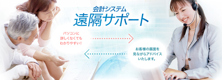 会計システム 遠隔サポート